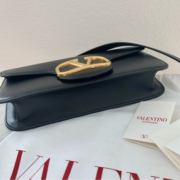 [🌟 PRICE FIRM] Valentino V-Logo Loco Convertible Clutch Crossbody Shoulder Bag - Picture 11 of 16